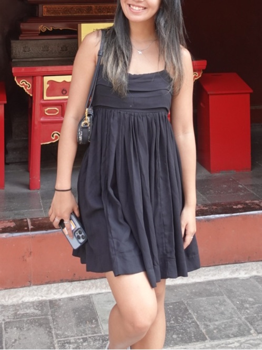 Forever 21 Black Babydoll Mini Dress